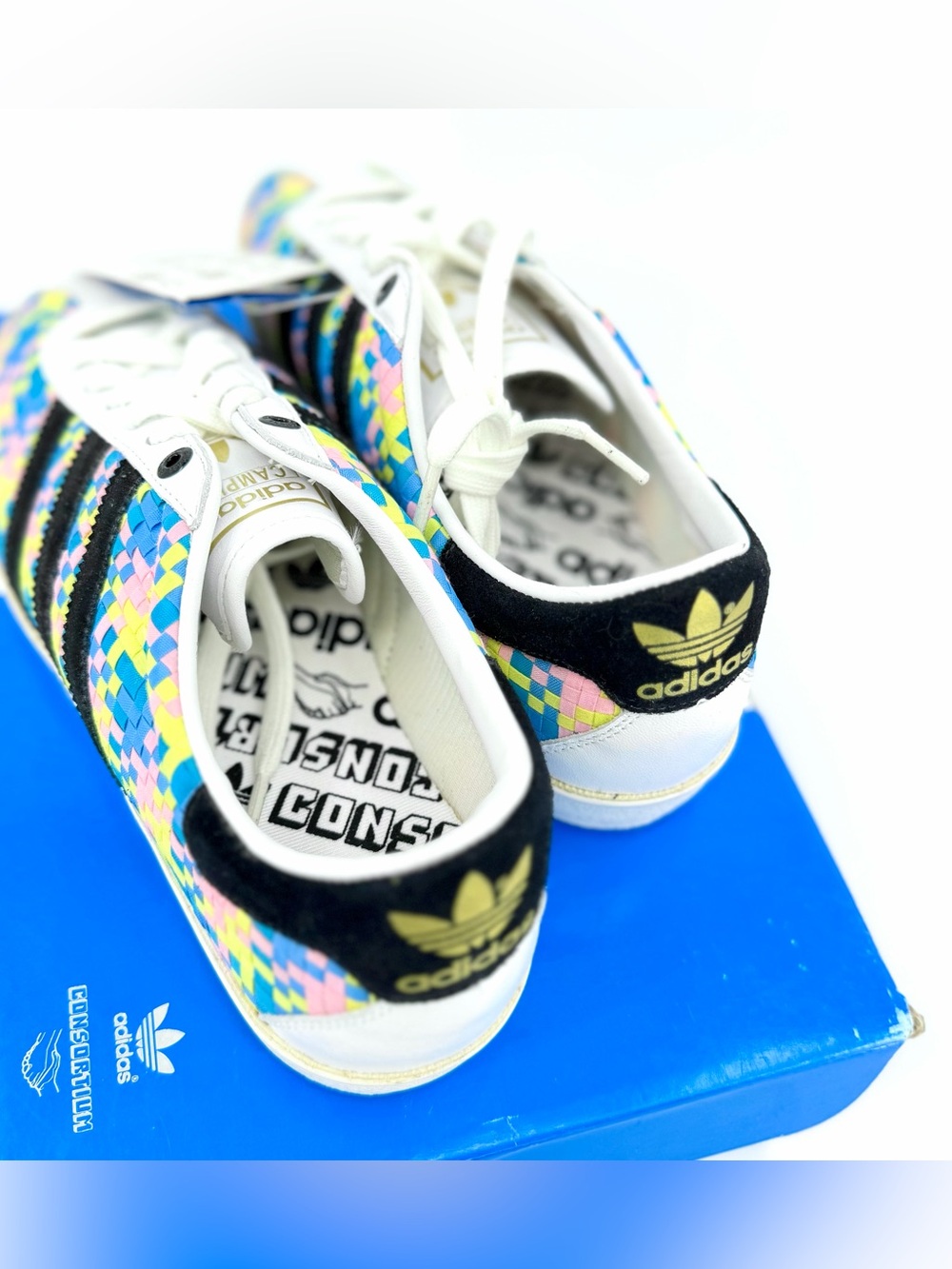 adidas Campus VIN 024410 Multi Woven Men’s 10 NEW OG Box Consortium - Picture 2 of 5